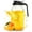 Black, variant on GPED Glass Mason Jar Pitcher with Pour Spout Lid, 64 oz(2 Quart) Leak-proof Wide Mouth Jugs with Handle and Flip Cap for Cold Brew Coffee, Breast Milk Storage, Water, Blue(1 Pack)
