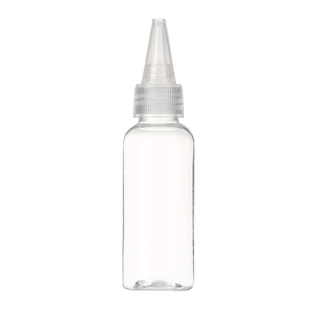 FLhrweasw Botella Almacenamiento Condimentos Aceite Transparente Recargable para Acampar (boca Afilada 50 Ml)