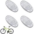 thumbnail image 1 of Cat's Eyes, 4 Pieces Bicycle Reflectors, to Improve Night Riding Safety, White, 1 of 5