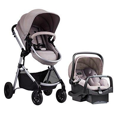 Evenflo Pivot Modular Travel System w/SafeMax, Sandstone