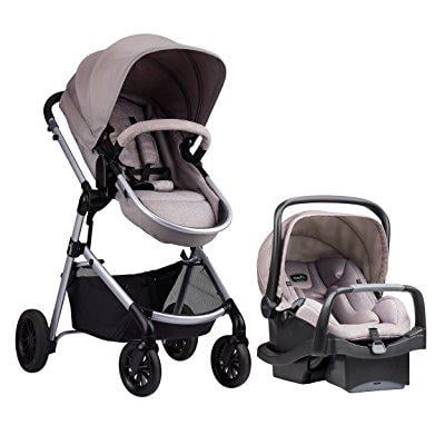 Evenflo Pivot Modular Travel System w/SafeMax, (Best Baby Car Seat Stroller Combo 2019)