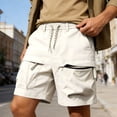 thumbnail image 2 of Gyexs Athletic Shorts for Men Men 9 Inch Chino Cotton Shorts Gym Soft Breathable Summer Shorts Outdoor Activewear Light Gray, Size XXXL, 2 of 6
