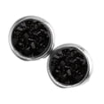 thumbnail image 1 of yingyy 1 Paire de Boucles d'Oreilles Rondes Bijoux Incrustés de Strass Légers pour Fête d'Anniversaire Noir 1Set, 1 of 6