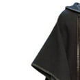 thumbnail image 4 of Blczomt Jacket for Men Black Poncho Cape Casual Cloak Hooded Man Coat for Winter S, 4 of 5