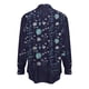 thumbnail image 2 of TaTaai Womens Fashion Print Long Sleeve Shirt Round Neck Casual Polyester Blouse Lightweight Soft Tops Asian Fit Small Gift, 2 of 5