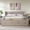 White Alder, variant on OKD Fluted Queen Size Bed Frame with Wingback Headboard, Footboard Storage Bench with Built-in Drawers & Lift-Up Compartments, Wood & Steel Platform Bed Frame, No Box Spring Needed, Natural Oak