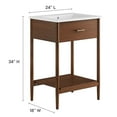 thumbnail image 3 of Zaire Bathroom Vanity in Walnut White, 3 of 9