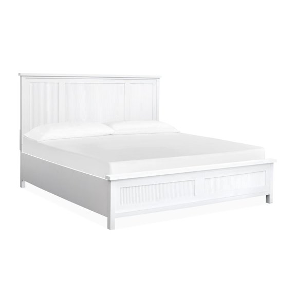 Salt Life Home Windmill Harbour White Whisp And Sand King Panel Bed