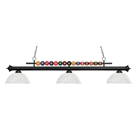 3 Light Island/Billiard In Billiard Style 16 Inches Wide By 15 Inches High Z-Lite 170Mb-Dwl14