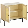 thumbnail image 6 of Spaco 31.5' Storage Cabinet with 2 Rattan Doors Bedroom Furniture, Natural, 6 of 6