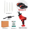 thumbnail image 2 of Cordless Reciprocating Saw Portable Replacement Electric Saw with Lithium Battery Mini Table Saw, 2 of 7