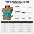 thumbnail image 5 of Uemuo Sushi (3) Pattern Women's Sports Bra - High Impact Support, Breathable, and Comfortable Athletic Bra for Running, Yoga, and Workouts, 5 of 9