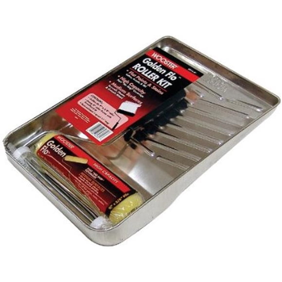Wooster Brush R914-9 9 in. Flat Paint Roller Kit