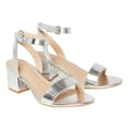thumbnail image 1 of Dorothy Perkins Womens Tommi Barely There Wide Medium Block Heel Sandals, 1 of 3