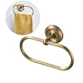 thumbnail image 4 of ROSENICE 1Pcs Vintage Rustic Looking Towel Hanger Bathroom Accessory Golden Copper 11.8x3.9in, 4 of 8