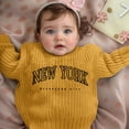 thumbnail image 2 of SGMVNU Sweaters for Girl and Boy Fashion Knits Sweater For Girls Floral Embroidery Pattern Soft And Comfortable Baby Toddler Kids Top 2025 Fall Outfits Trendy Clothes(Size 2-3 Years,Yellow), 2 of 4
