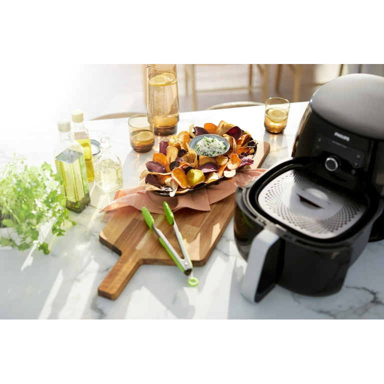 Snack Master Accessory Kit with Snack Cover and Silicone Tongs for Philips Airfryer XXL Models