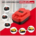 thumbnail image 4 of for Dewalt & for Milwaukee to for Bauer Battery Adapter, Fit for Dewalt 18v-20v & for Milwaukee 18v M18 Lithium Batteries, Work for Bauer Series 20V MAX Cordless Tool, 4 of 10