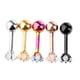 thumbnail image 1 of Pendiente de Oreja de Labio Labret de de Imitación de material acero Inoxidable de 5 Piezas 16g Yinane Barra tragus de acero inoxidable, 1 of 8