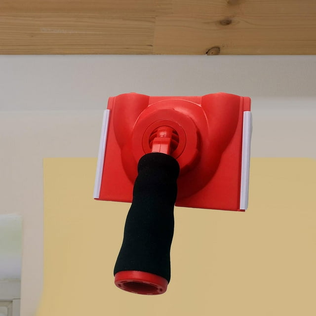 Rea de bordes de pintura, herramientas de tratamiento de pintura de paredes, áreas potables de difícil acceso, ruedas integradas, almohadilla Macarena Recortadora de pintura de bordes