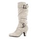 thumbnail image 2 of Botas de invierno para mujer, botas de otoño de comercio exterior, botas de tacón medio para mujer, botas largas hasta la mitad de la pantorrilla, botas largas para mujer, pantorrilla ancha, por encim, 2 of 5