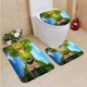thumbnail image 1 of ABPHQTO Puente de arco en Kromlau Alemania3 Juego de alfombras de baño de 3 piezas Alfombra de baño Alfombra de contorno y tapa de inodoro, 1 of 2