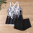 thumbnail image 4 of Traje de baño de 2 piezas para mujer, trajes de baño para mujer, traje de baño de verano de talla grande con estampado, bikini, traje de baño dividido para mujer, traje de baño de poliéster, 4 of 6