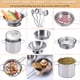 thumbnail image 2 of Utensilios de cocina Playset Rupnoflbui de acero inoxidable para niños, 2 of 7