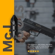 McJ Tools Reloading 0.17-0.45 Cal Chamfer/Deburring Tool, Reloading Essential Tools