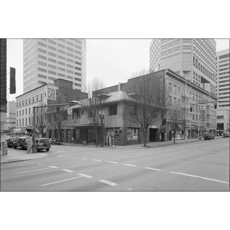 24"x36" Gallery Poster, Hamilton Hotel perspective view Portland Oregon