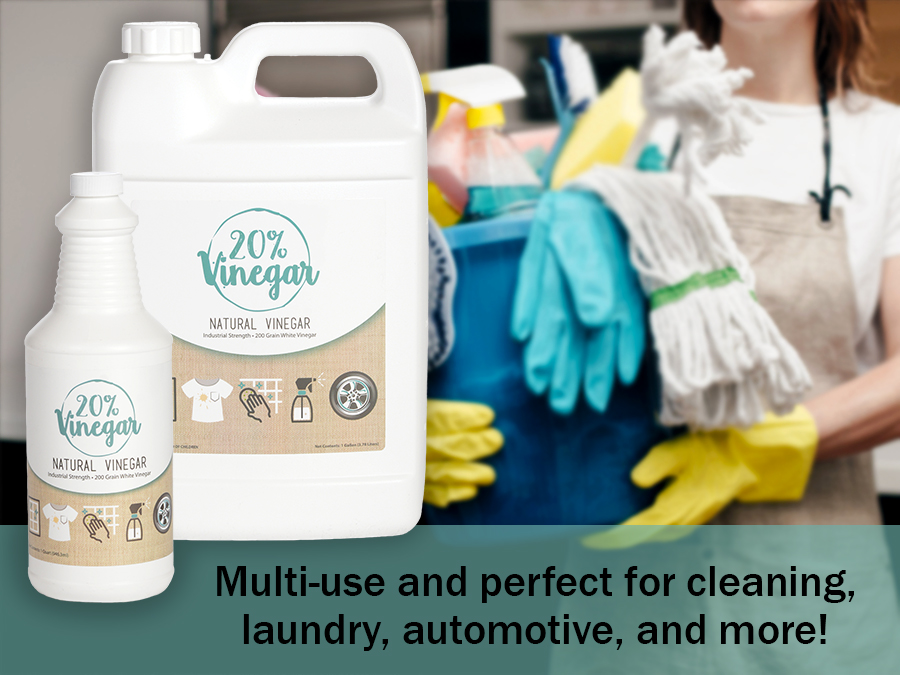 Buy 20 Vinegar Concentrate 200 Grain White Vinegar 1 Quart of