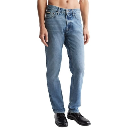 Calvin Klein Men's Slim Fit Stretch Jeans Black Size 29X30