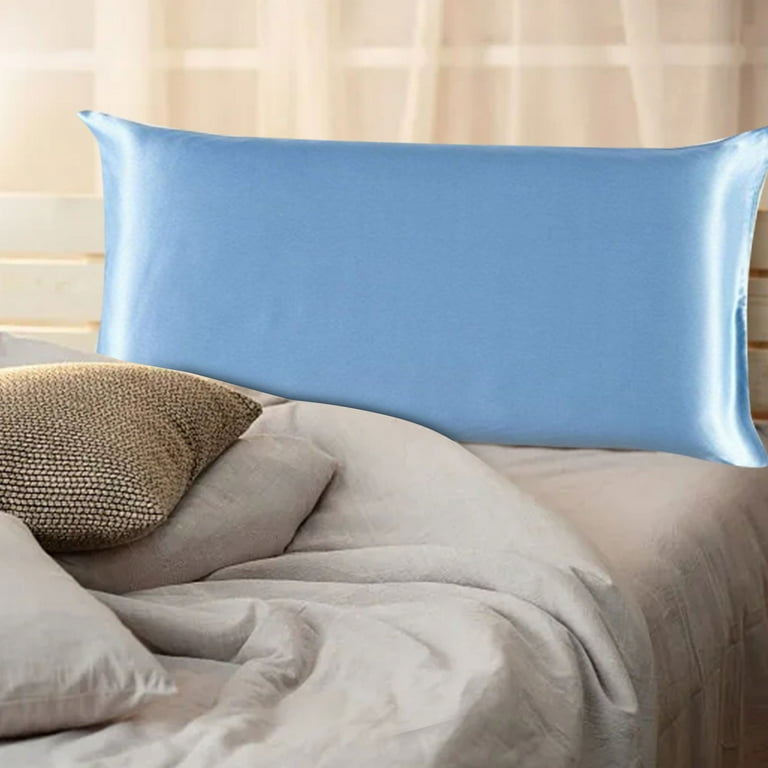 COURAGEDG Color Ding Solid Color Silk Pillowcase Ice Silk