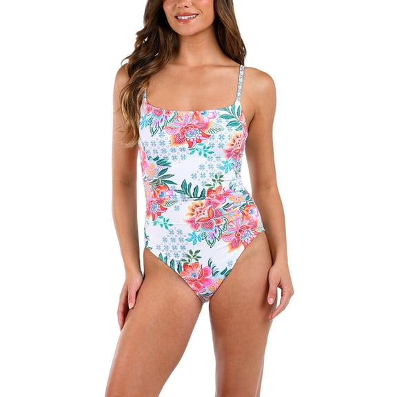 La Blanca womens  One-Piece, 4, White