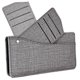 thumbnail image 5 of Compatible con Samsung Galaxy S8 Funda tipo cartera Correa de muñeca Funda de cuero Flip Cover Titular de la tarjeta Fundas de teléfono celular para Glaxay S8 Mujeres Hombres - Gris oso de fresa  Electrónica, 5 of 5