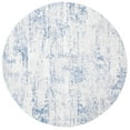 thumbnail image 3 of Safavieh Amelia Ian Abstract Area Rug, Ivory/Blue, 9' x 9' Round, 3 of 11