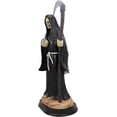 thumbnail image 3 of Ebros Gift 12.75" Black Tunic Robe Holy Santa Muerte Holding Scythe, 3 of 6