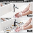 thumbnail image 5 of Coolnut Cute Dogs Bones Dog 2PCS Faucet Absorbent Mat Kitchen Faucet Sink Splash Guard Microfiber Cloth Faucet Splash Catcher Water Absorbent Mat, Faucet Mat for Kitchen Sink 14x5in, 5 of 7