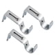 thumbnail image 2 of 3 piezas de soporte ajustable para cortina, soporte para barra de cortina Plata, 2 of 7