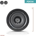 thumbnail image 4 of PYLE-HOME PDIC66 In-Wall/in-Ceiling 6.5-Inch Dual Stereo Speakers, 200 Watt, 2-Way, Flush Mount, White, 4 of 5