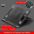 thumbnail image 2 of Jinnoda Support d'Ordinateur Portable Pliable Rotatif Réglable Universel, 2 of 9