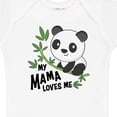thumbnail image 4 of Inktastic My Mama Loves Me Cute Panda Boys or Girls Baby Bodysuit, 4 of 5