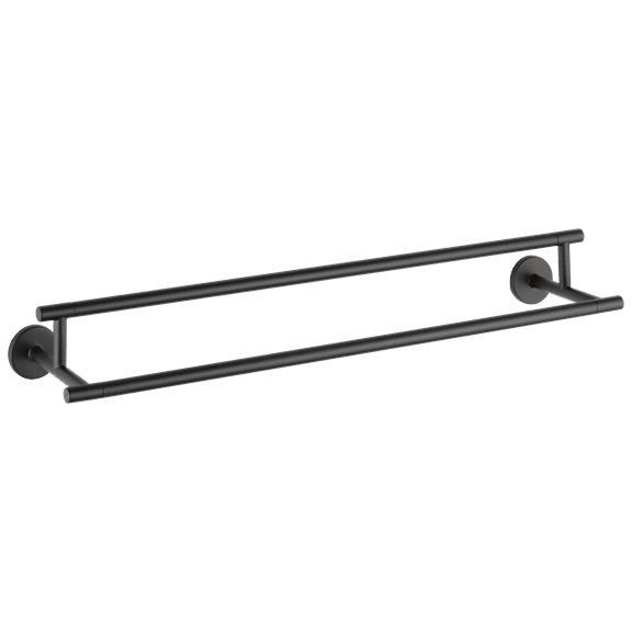 Delta Trinsic 24" Double Towel Bar, Matte Black