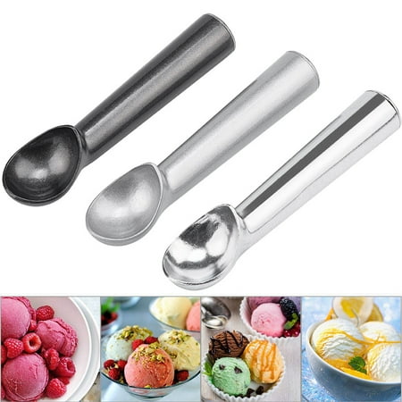 

New for 2024 Spoons Clearance 3pcs Non-Stick 5cm Metal for Ice Cream Spoon Kitchen To