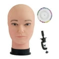 thumbnail image 3 of Xuanheng Male Bald Mannequin Head Hat Display Rack for Hairpieces s Making Styling A, 3 of 8