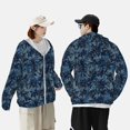 thumbnail image 6 of Kdxio Hawaiian Style Print Women Men Sun Protection UPF 50+ Jackets Zip Up Long Sleeve Hoodie Hiking Lightweight with Pockets, 6 of 8