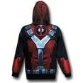 thumbnail image 2 of Deadpool Lightweight Sublimated Costume Zip Hoodie-Men's XLarge, 2 of 6