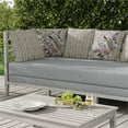 thumbnail image 4 of Peacock Paradise Indoor/Outdoor Pillow with Removable Cover in Gray 18x18, 4 of 6