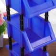 thumbnail image 4 of 3 in 1 DIY Thickened Plastic Containers Component Storage Boxes Mini Tool Boxes - 150x110x74mm (Blue), 4 of 10