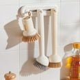 thumbnail image 6 of Plastic Pots Scrubbers with Integrated Liquid Dispenser Pots Cleaning Brush for Home and Dorm Use, 6 of 8